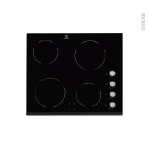 Plaque De Cuisson 4 Feux Vitroceramique 60 Cm Verre Noir Electrolux Ehv6140Fok
