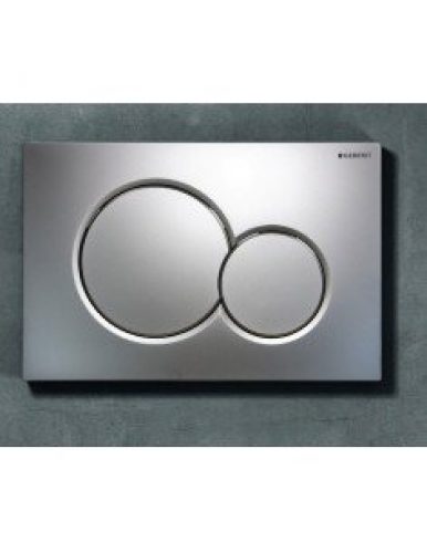 Plaque de déclenchement GEBERIT SIGMA01 chromé mat  – 115.770.46.5