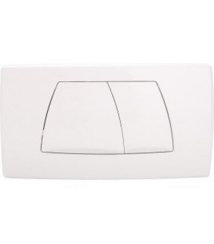 Plaque de déclenchement pour WC Twinline, 2 quantités, blanc 115.888.11.1