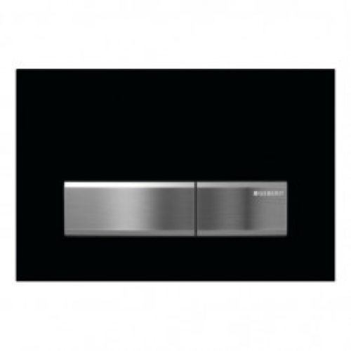 Plaque de déclenchement SIGMA 40 DuoFresh – Noir/aluminium brossé