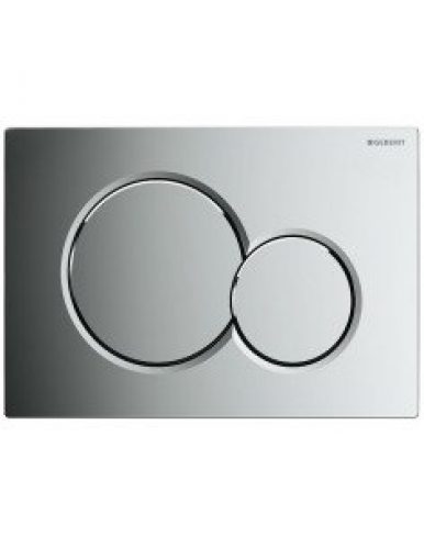 Plaque de declenchement GEBERIT SIGMA01 chrome brillant pour…
