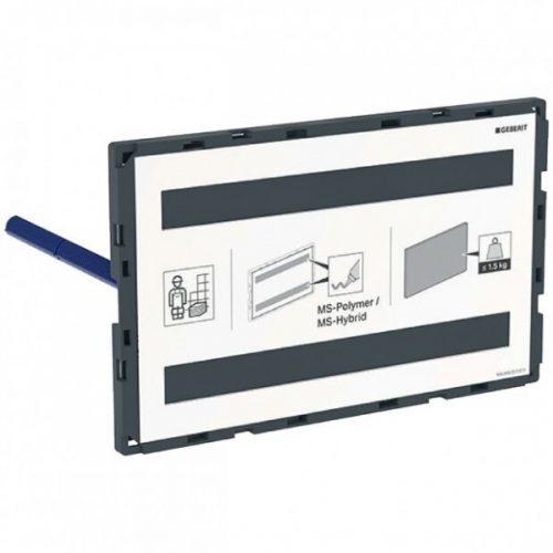 Plaque de Fermeture Geberit à Fleur de Paroi Omega