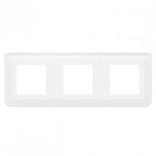 Plaque de finition horizontale Mosaic blanche – 3X2 modules