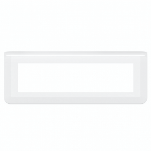 Plaque de finition horizontale Mosaic blanche – 8 modules