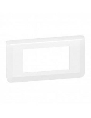 Plaque de finition horizontale Mosaic pour 4 modules blanc LEGRAND