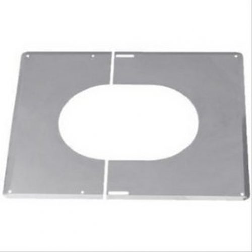 Plaque de finition inox TEN 30° à 45° Ø130mm – TEN