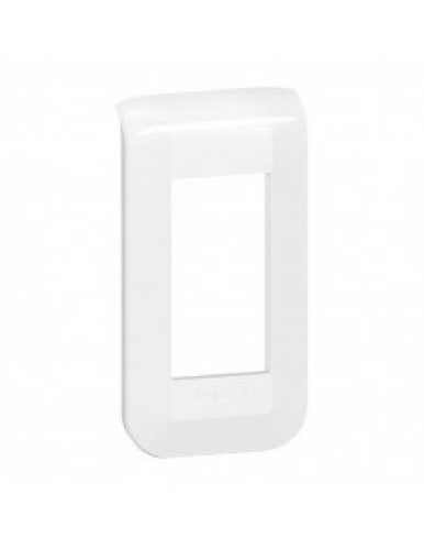 Plaque de finition Mosaic pour 1 module blanc LEGRAND
