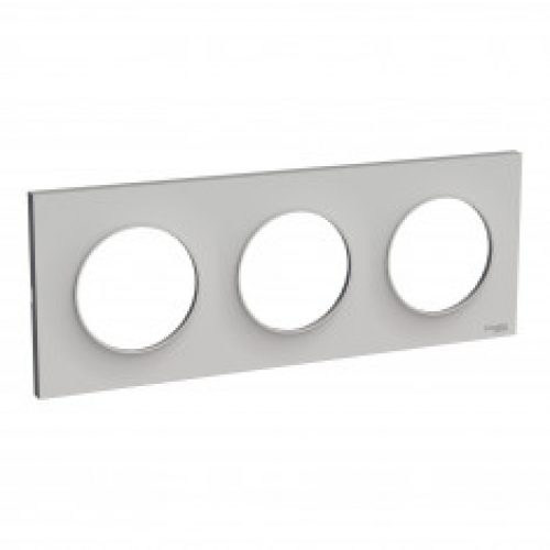 Plaque de finition ODACE Styl 3 postes – Sable – S520706B1