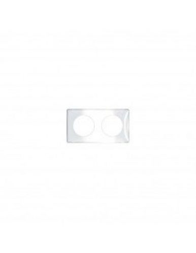 Plaque de finition support Blanc 2 postes SCHNEIDER Odace You…