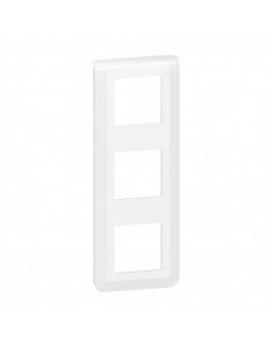 Plaque de finition verticale Mosaic pour 3×2 modules blanc LEGRAND