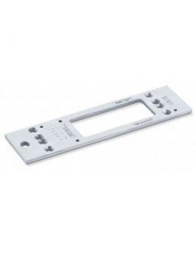 Plaque de montage GEZE pour série TS3000V finition argent 11230