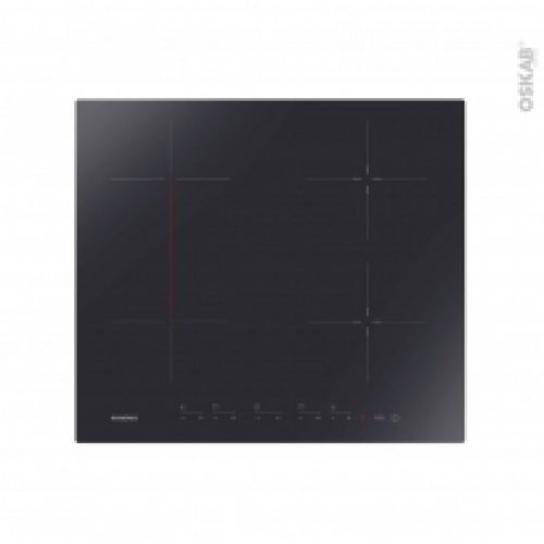 Plaque Induction 4 Foyers Verre Noir Rosieres Rtp644C
