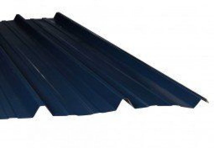 Plaque Nervurée en Acier Régulé 3x1m 63/100e (2 Coloris) à Partir de 5 Plaques