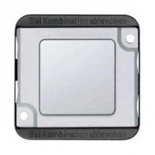 Plaque obturatrice pour appareillage anti-vandalisme