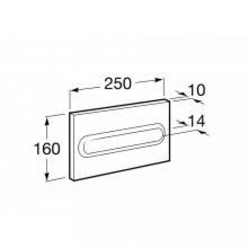 Plaque PL1 Single Roca