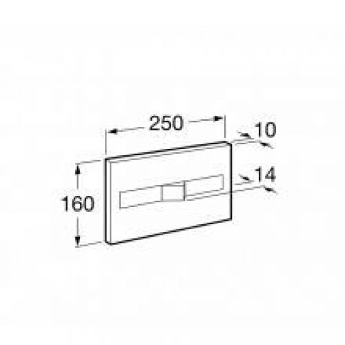 Plaque PL2 Single Roca