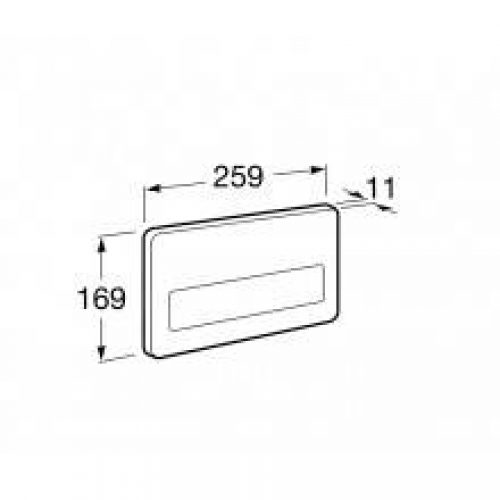 Plaque PL3 Single Roca