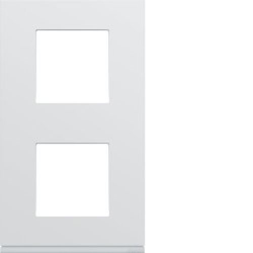 Plaque plast 2P V71 pure – APPAREILLAGE MURAL GALLERY HAGER WXP0042