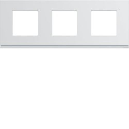 Plaque plast 3P H71 pure – APPAREILLAGE MURAL GALLERY HAGER WXP0013