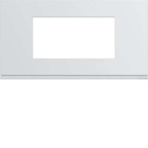 Plaque plast 4M E71 pure – APPAREILLAGE MURAL GALLERY HAGER WXP0004