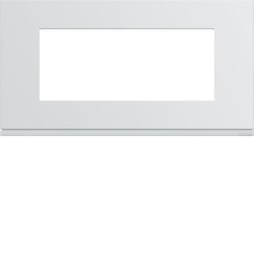 Plaque plast 5M E71 pure – APPAREILLAGE MURAL GALLERY HAGER WXP0005