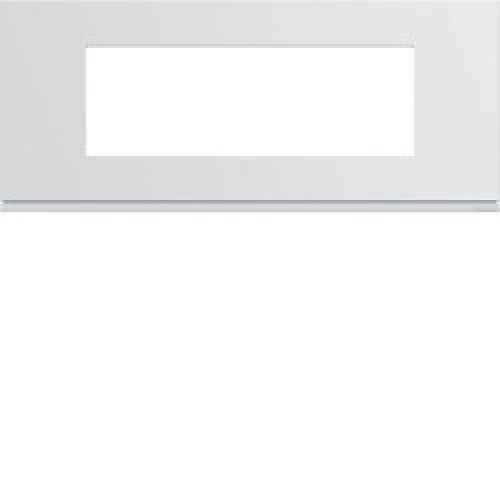 Plaque plast 6M E57 pure – APPAREILLAGE MURAL GALLERY HAGER WXP0006