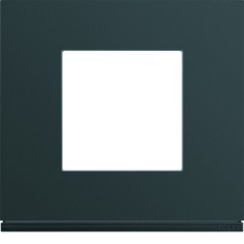 Plaque plastique 1P anthr – APPAREILLAGE MURAL GALLERY HAGER WXP1002