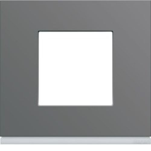 Plaque plastique 1P taupe – APPAREILLAGE MURAL GALLERY HAGER WXP0902
