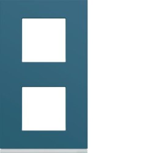 Plaque plastique 2P V71 river – APPAREILLAGE MURAL GALLERY HAGER WXP0742