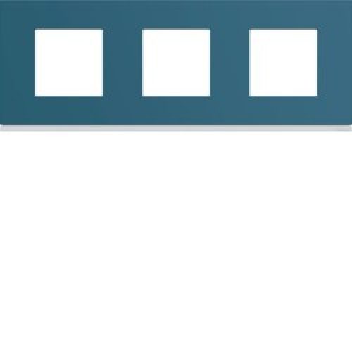 Plaque plastique 3P H71 river – APPAREILLAGE MURAL GALLERY HAGER WXP0713