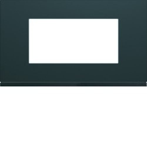 Plaque plastique 4M E57 anthr – APPAREILLAGE MURAL GALLERY HAGER WXP1034