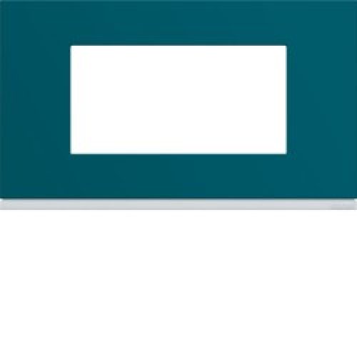 Plaque plastique 4M E57 peacoc – APPAREILLAGE MURAL GALLERY HAGER WXP0834