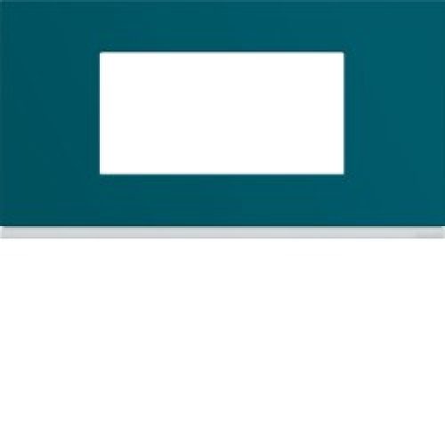 Plaque plastique 4M E71 peacoc – APPAREILLAGE MURAL GALLERY HAGER WXP0804