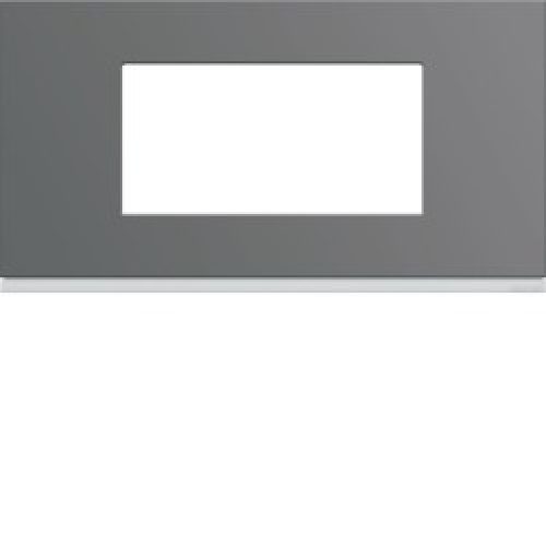 Plaque plastique 4M E71 taupe – APPAREILLAGE MURAL GALLERY HAGER WXP0904