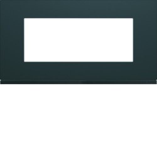 Plaque plastique 5M E71 anthr – APPAREILLAGE MURAL GALLERY HAGER WXP1005