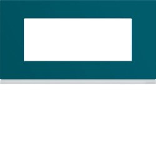 Plaque plastique 5M E71 peacoc – APPAREILLAGE MURAL GALLERY HAGER WXP0805