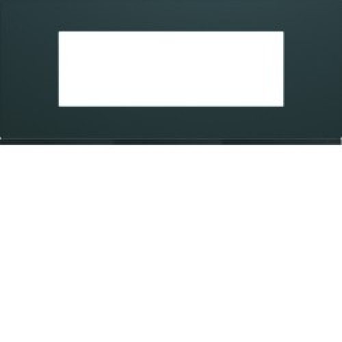 Plaque plastique 6M E57 anthr – APPAREILLAGE MURAL GALLERY HAGER WXP1006