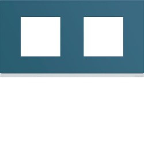 Plaque plastique2P H71 river – APPAREILLAGE MURAL GALLERY HAGER WXP0712