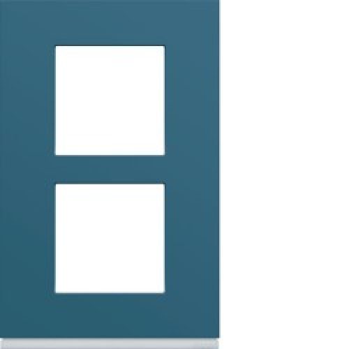 Plaque plastique2P V57 river – APPAREILLAGE MURAL GALLERY HAGER WXP0722