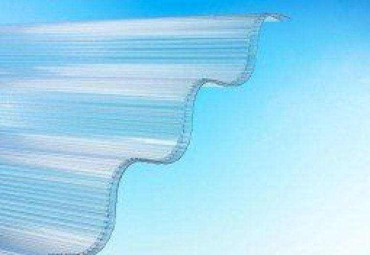 Plaque Polycarbonate Alvéolaire Ondulé 6mm 1,52×0,92m – à partir de 5 plaques