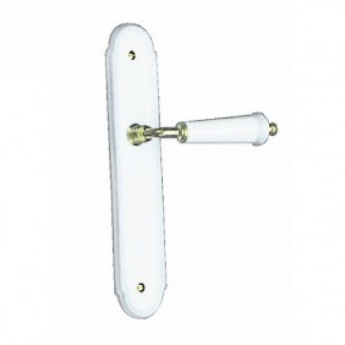 Plaque – pour béquille rustique – porcelaine de Limoges