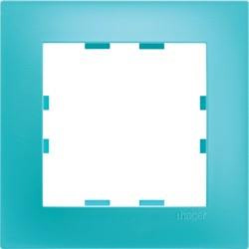 Plaque simple pour prise de courant lagon design POP KALLYSTA – HAGER WKN511