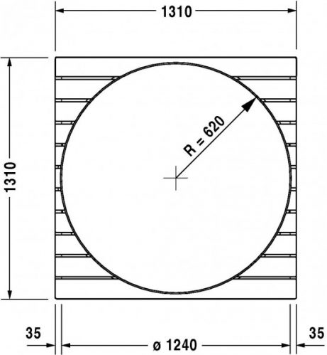 Plateau en bois Duravit Blue Moon 790851000000000