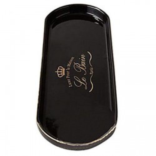 Plateau en céramique de style méditerranéen pour accessoires de salle de bain