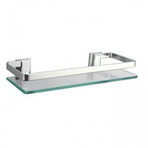 Plateau rectangulaire en verre entouré d&rsquo;aluminium