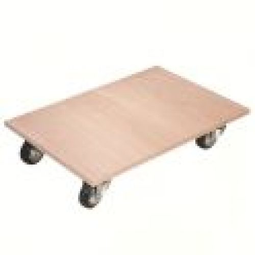 Plateau à roulettes surface bois – Caujolle