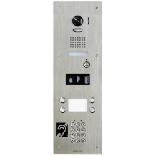 Platine vidéo 4 BP encastrée en IP avec synthèse vocale ISIPDVF4ALACBMA – Aiphone 200725