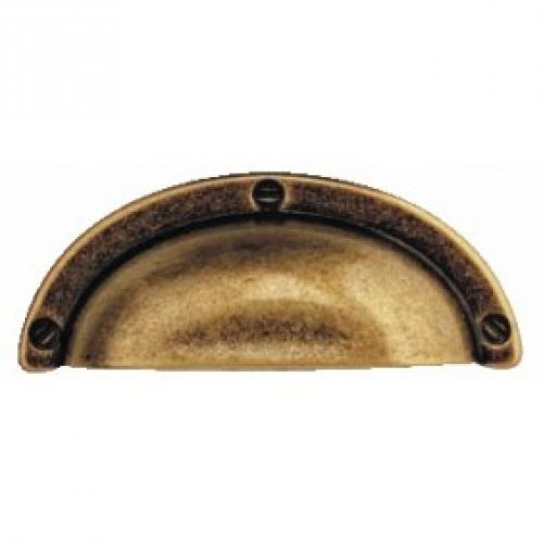 Poignée coquille – Zamak couleur bronze