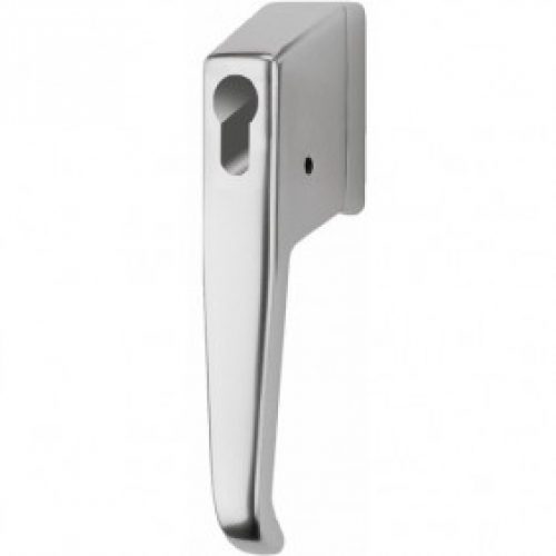 Poignée de fenêtre aluminium avec barillet européen