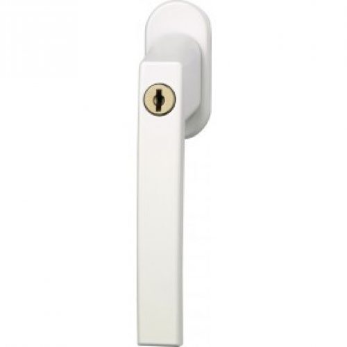 Poignée de fenêtre à clé – entraxe 43 mm –  FG210 – Blanc